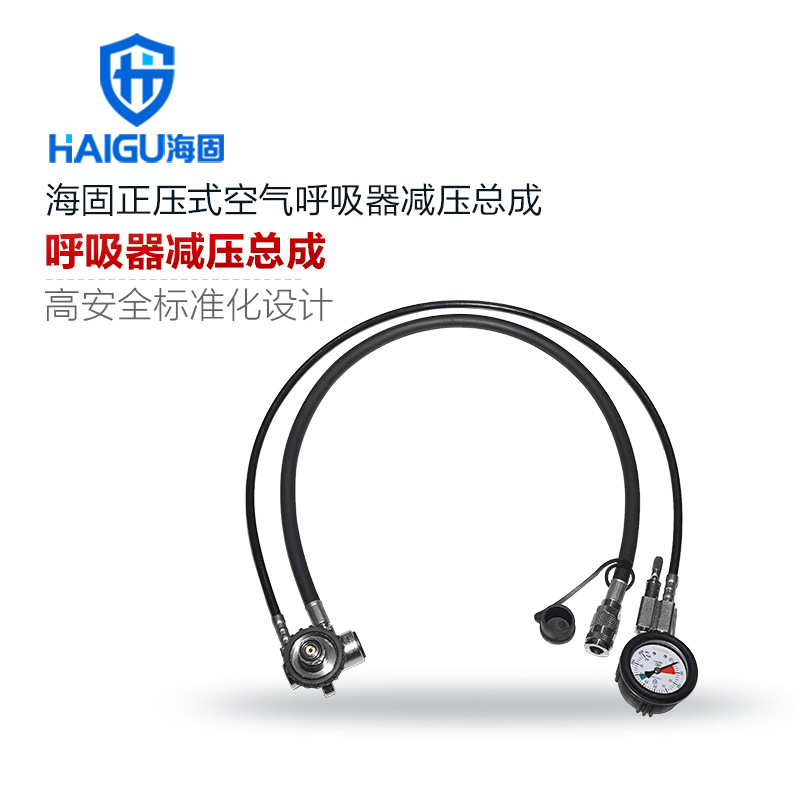 海固空氣呼吸器減壓總成 減壓器 壓力表 報警哨 高壓中壓管
